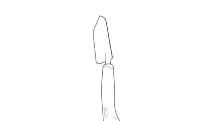 Garden Trowel Equipment Illustration