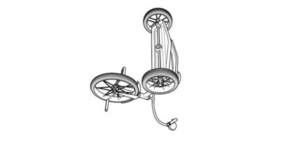 Tricycle Illustration - Bicycle