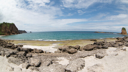Fototapeta na wymiar Playa Tortuga at Machalilla National Park