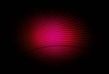 Dark Pink vector backdrop with curved lines.
