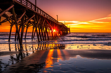 Surfside Pier at Sunrise