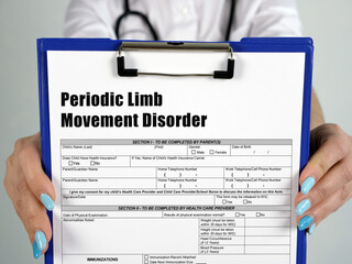  Periodic Limb Movement Disorder phrase on the sheet.