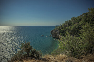 Beldibi resort village in Turkey