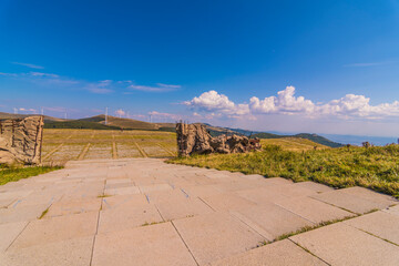 The Monument House of the Bulgarian Communist Party Buzludzha UFO flying saucer Building PUBLIC...