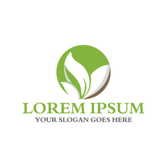 agriculture logo , nature logo vector