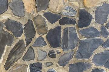 texture of a stone wall. Gray stone wall background. Stone wall as a background or texture. Old castle stone wall texture background.