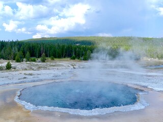 Hot spring in Yellowstone National Park