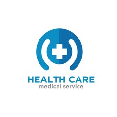 Obraz premium health care logo designs with cross for medical clinic logo and hospital or others