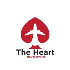 the heart travel logo designs for poker travel logo designs