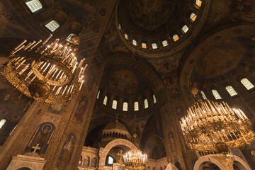 Sofia Church St Alexander Nevsky Cathedral Interior