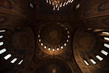 Obraz premium Sofia Church St Alexander Nevsky Cathedral Interior