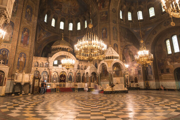 Sofia Church St Alexander Nevsky Cathedral Interior