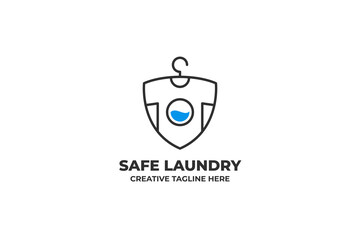 Laundry Wash Business Logo