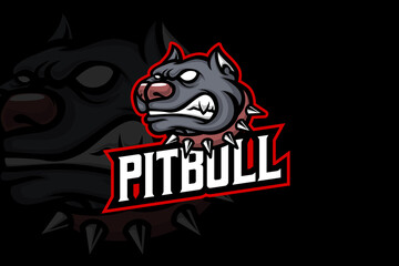 Pitbull - Esport Logo Template