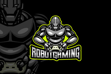 Robot Gaming- Esport Logo Template