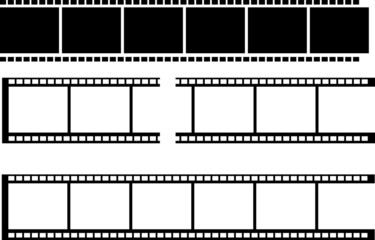  Vector blank cinema film strip..eps