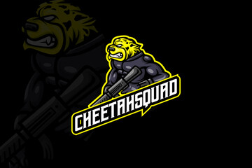 Cheetah Squad - Esport Logo Template