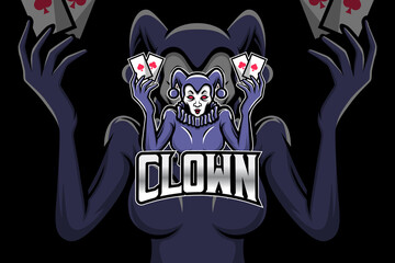 Clown- Esport Logo Template