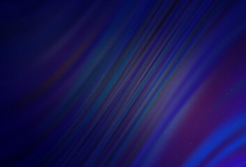 Dark Purple vector template with space stars.