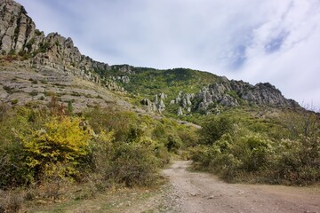 Naklejka premium Demerdzhi Ghost Valley