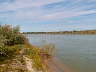 View of the Irtysh River in the Omsk Region