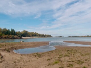 island on the Irtysh river in the Omsk region