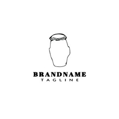 African music instrument cartoon logo icon simple template