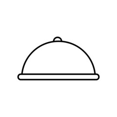 Food Tray Line Icon