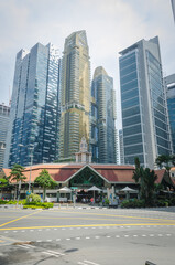 Lau Pa Sat is one of the most popular food markets, or what locals refer to as a 'hawker center`, in the heart of Singapore's financial district.