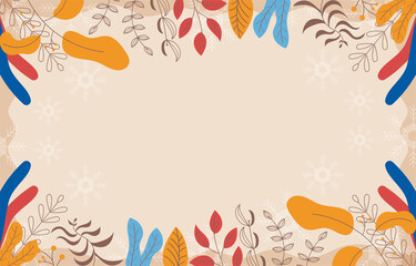 flower background with copy space