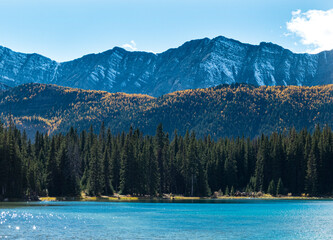 Elbow Lake in the Canadian Rocky Mountains