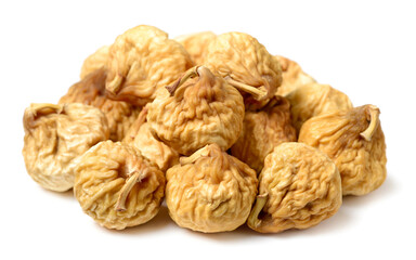 dried figs isolated on the white background