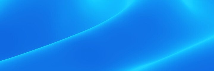 3D abstract blue rippled cloth. Wavy background.