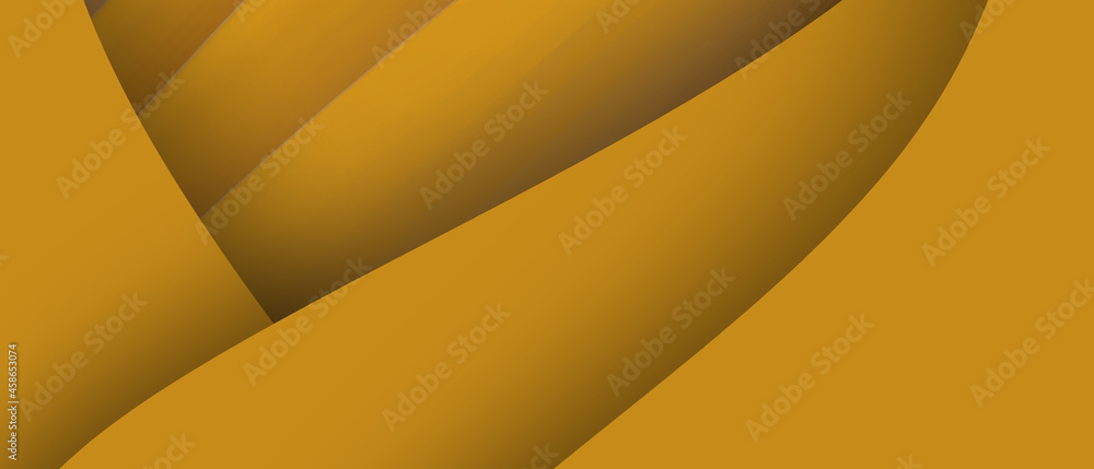 Poster abstract background. waves futuristic and curves overlap layer with origami paper digital graphic de