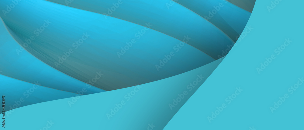 Poster abstract background. waves futuristic and curves overlap layer with origami paper and digital graphi