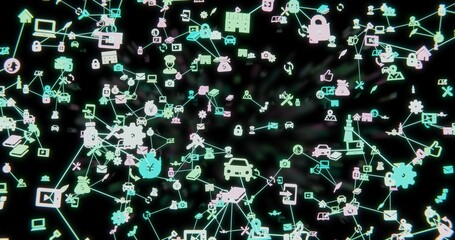 情報ネットワーク仮想空間のイメージ図