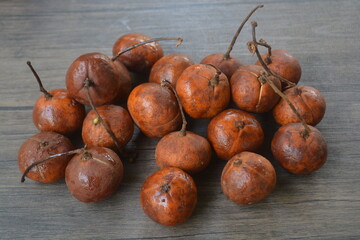 Baccaurea macrocarpa, also called tampoi, is a small, tropical rainforest substorey fruit trees native to Southeast Asia, especially Borneo