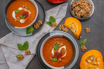 Autumn pumpkin soup