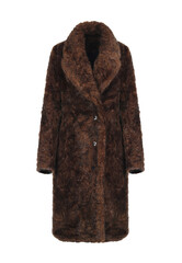 Brown fur coat