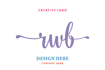 RWB lettering logo is simple, easy to understand and authoritative