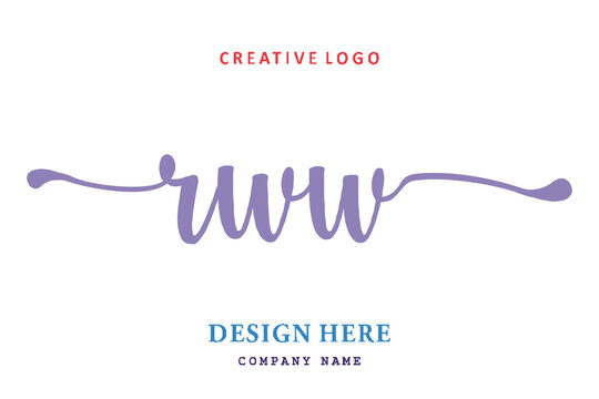 RWW lettering logo is simple, easy to understand and authoritative