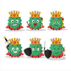 A Charismatic King haploviricotina cartoon character wearing a gold crown