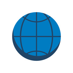 Global sphere icon