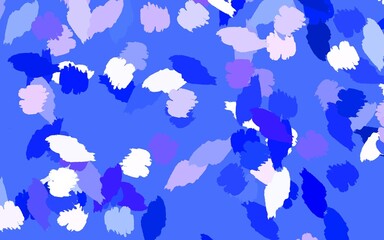 Light Purple vector backdrop with memphis shapes.