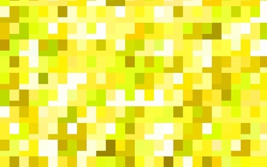 Light Green, Yellow vector texture in rectangular style.
