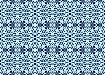 Floral Seamless Pattern Traditional Style