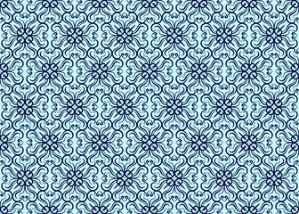 Floral Seamless Pattern Traditional Style