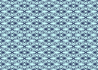 Floral Seamless Pattern Traditional Style