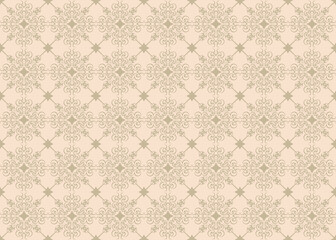 Floral Seamless Pattern Traditional Style