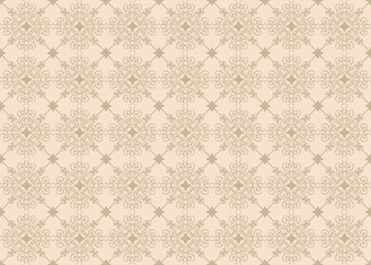 Floral Seamless Pattern Traditional Style